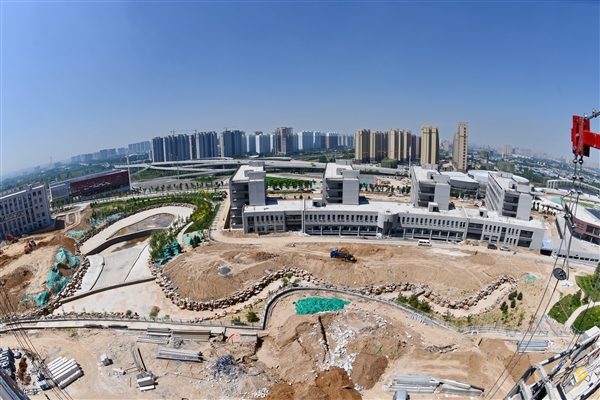 山西职教港项目建设进入后期冲刺阶段